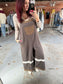 Washed Terry Overalls