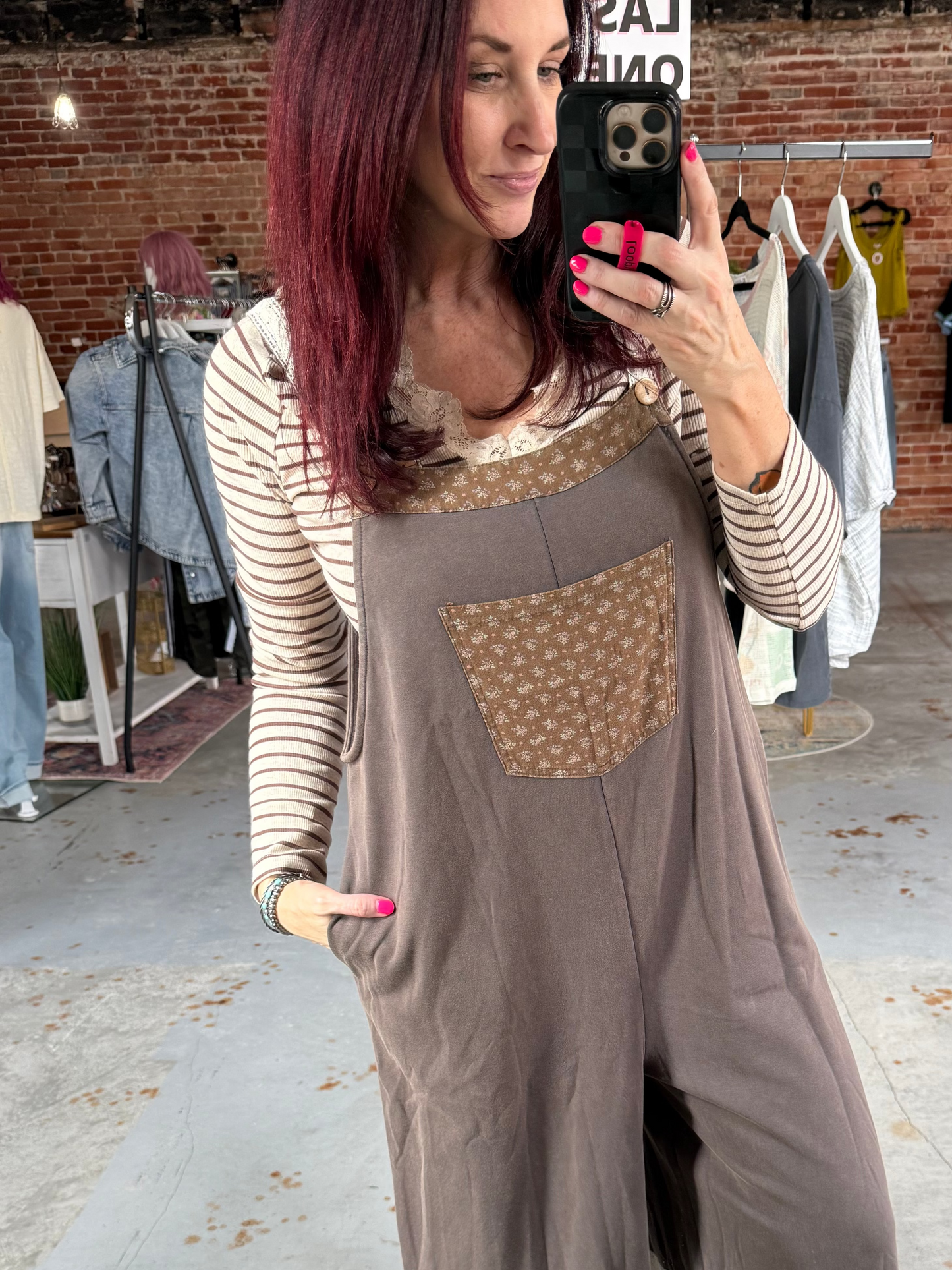 Striped Rib Knit Top