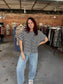 Striped Short Sleeve Top
