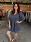 Babydoll Dress - Denim