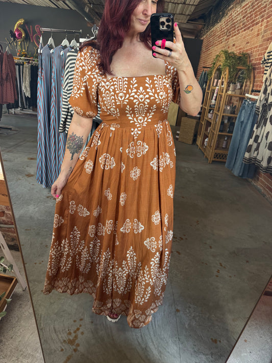 Fall is Here Maxi Dress