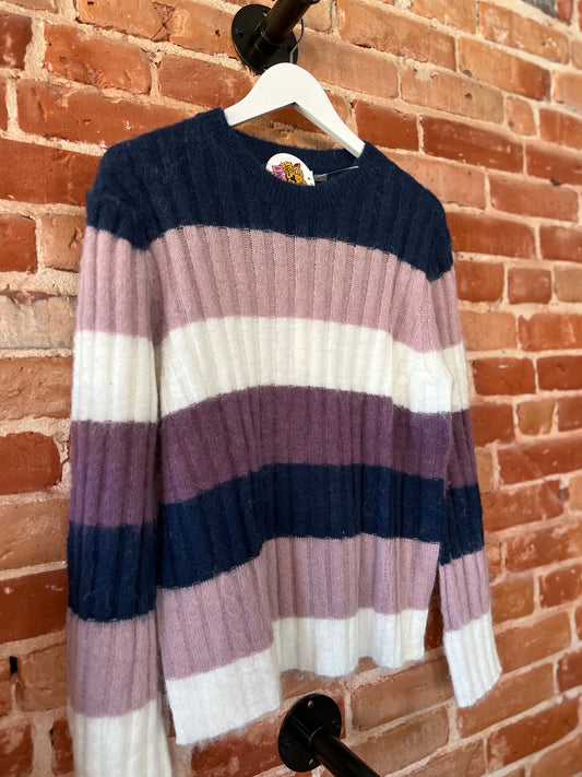 Ribbed Colorblock Sweater