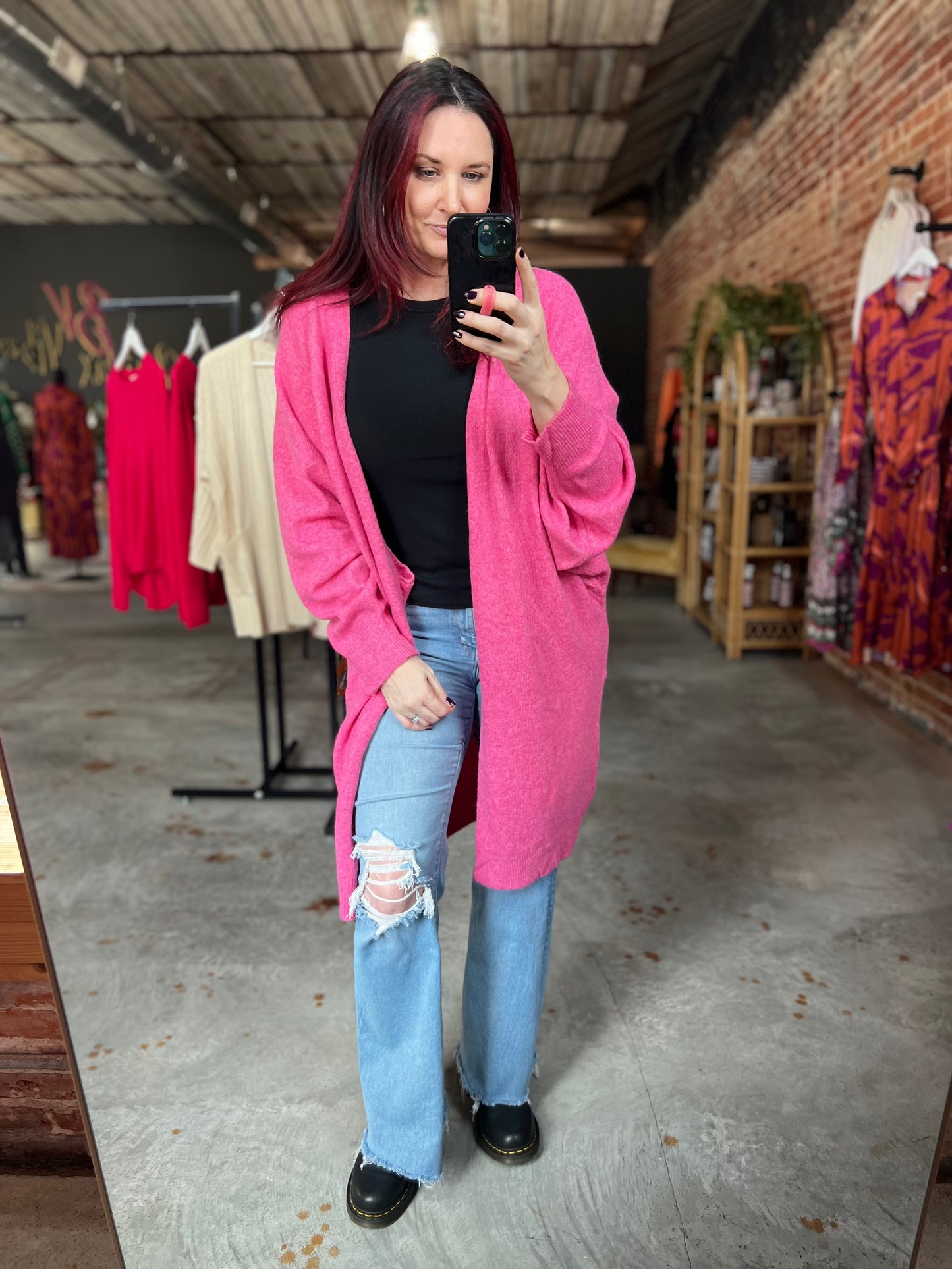 The ONLY Cardigan you Need - Hot Pink