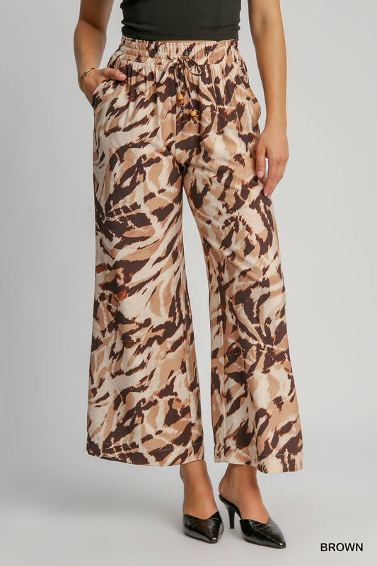 Animal Print Pants