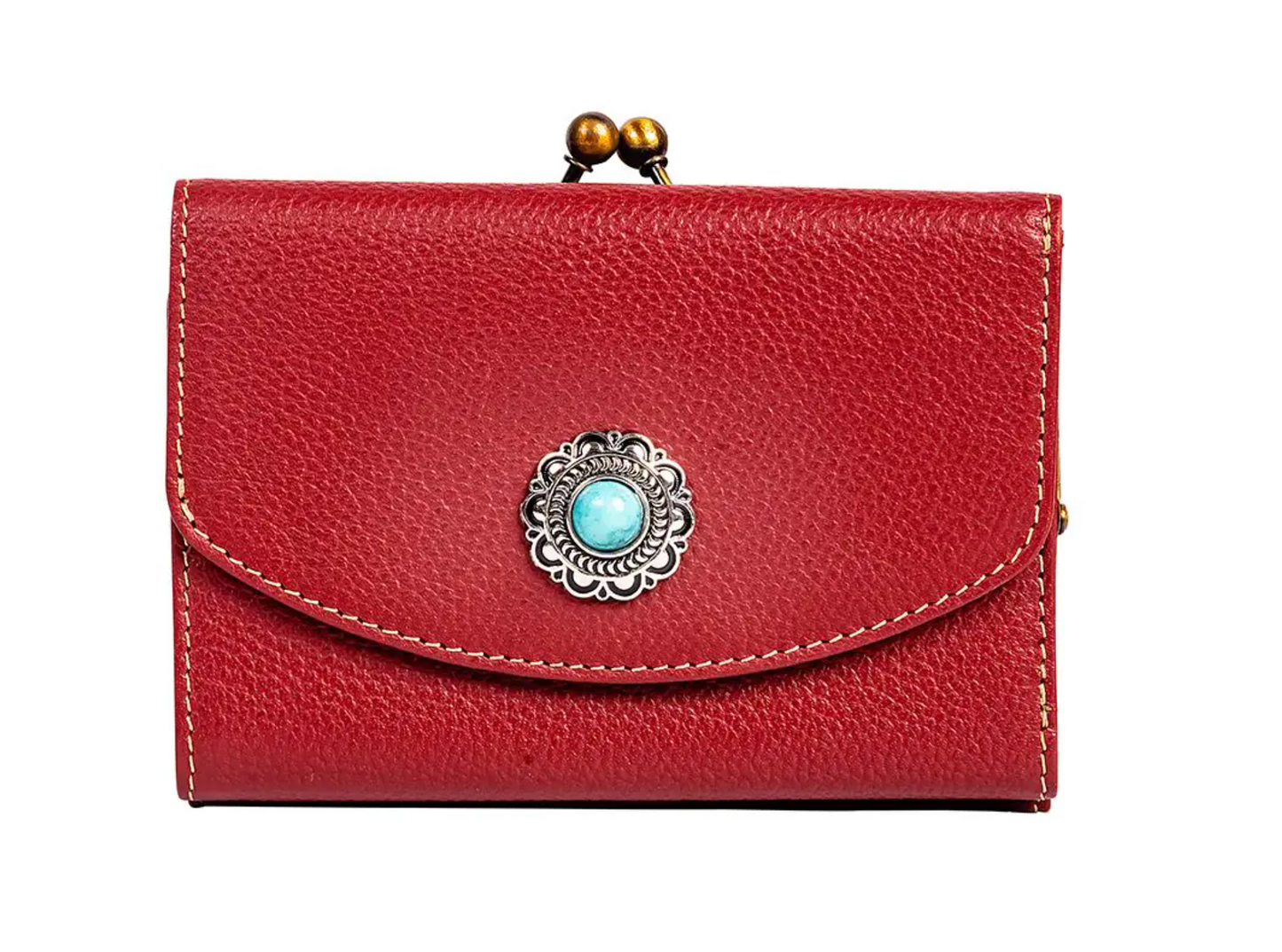 Gypsum Trail Coin Purse in Red