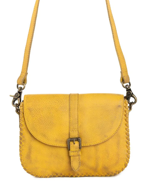 Summerset Vista Leather bag in Sunrise Yellow