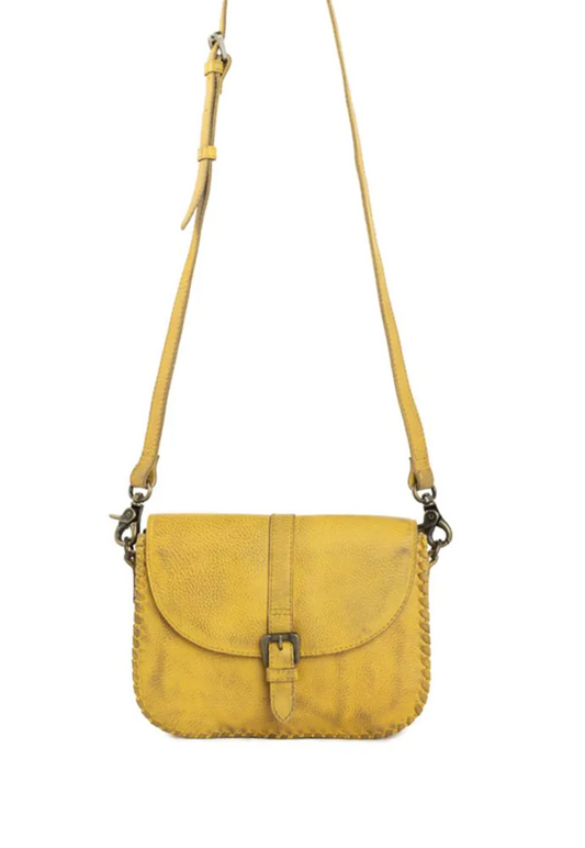 Summerset Vista Leather bag in Sunrise Yellow