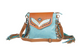 Blue Wings Hand-Tooled Bag