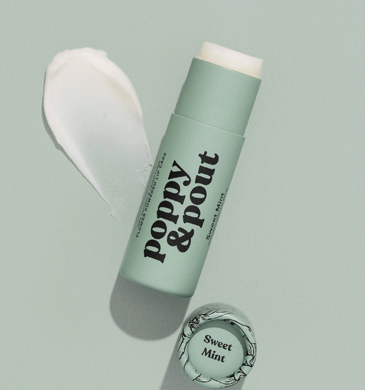 Poppy & Pout Lip Balm - Sweet Mint