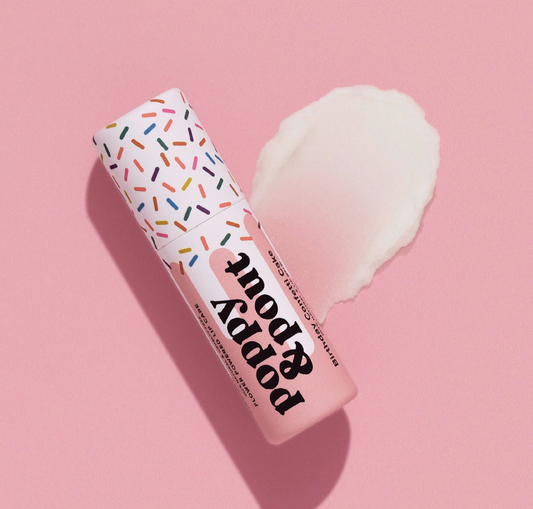 Poppy & Pout Lip Balm - Birthday Confetti Cake