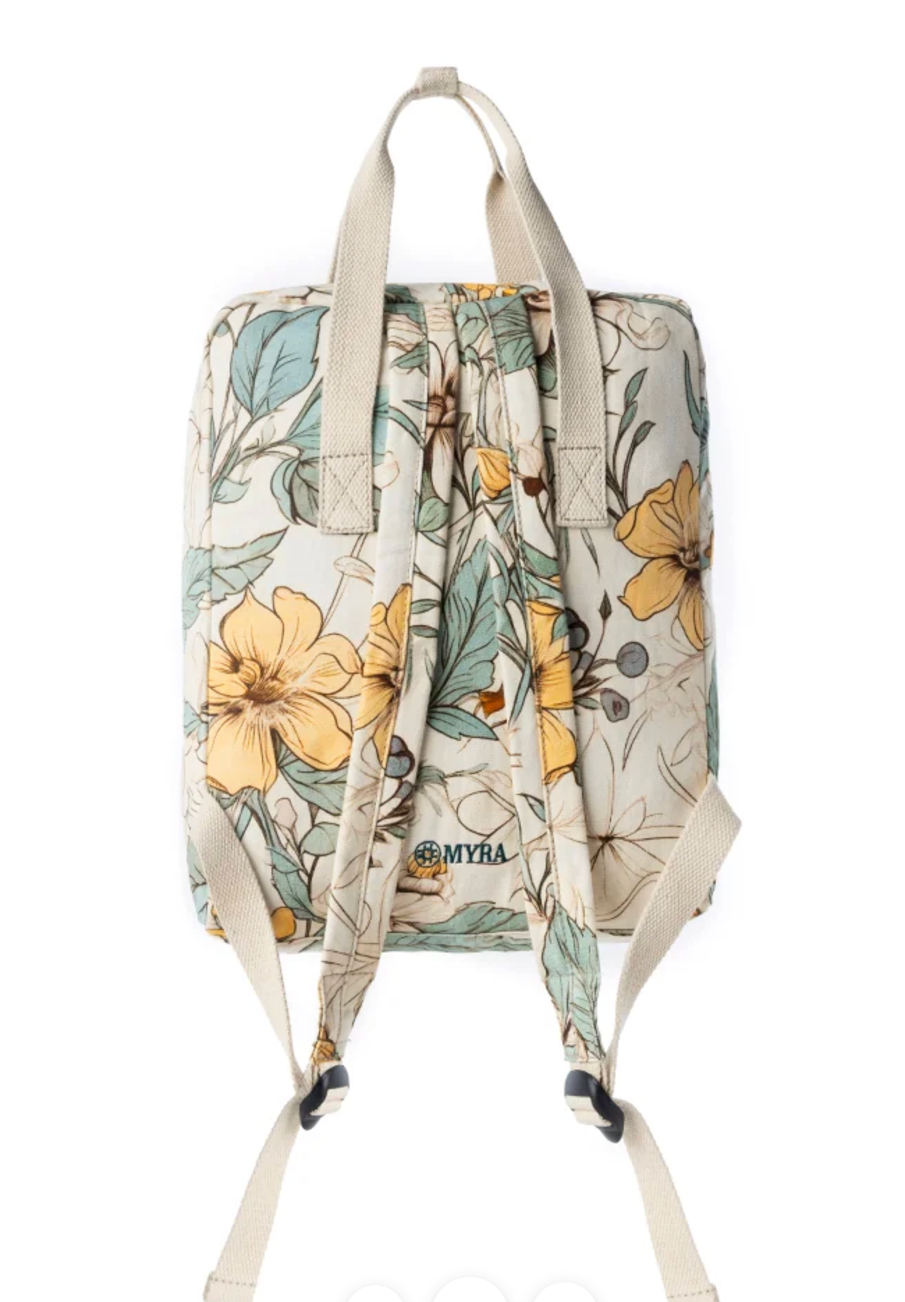 Myra bag Pine Meadow Cotton & Leather Crossbody