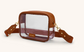 Mira & Moss Cleo Clear Bag - Tan