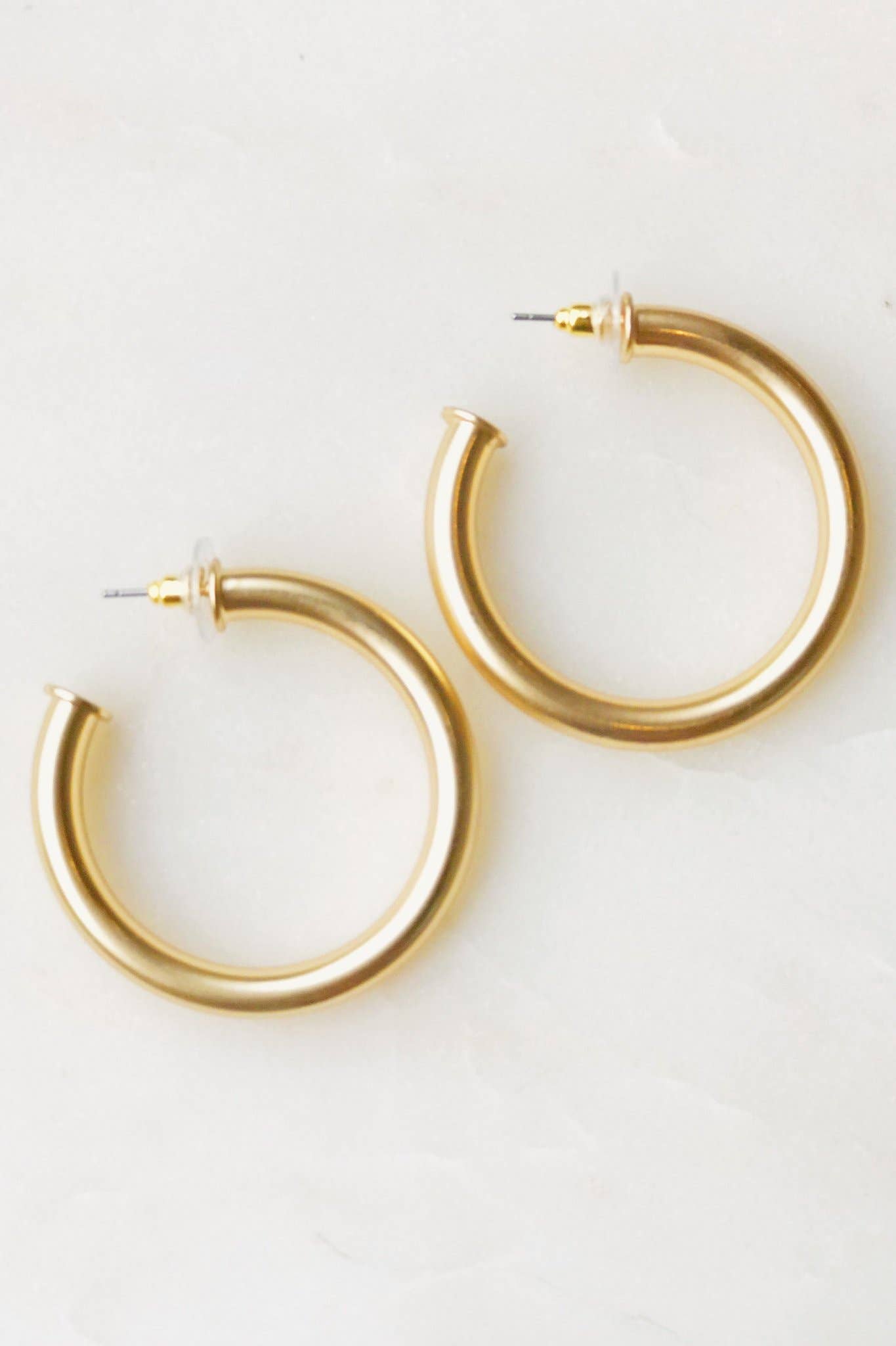 Upper Class Taste Hoop Earrings - Bijoux Vibes