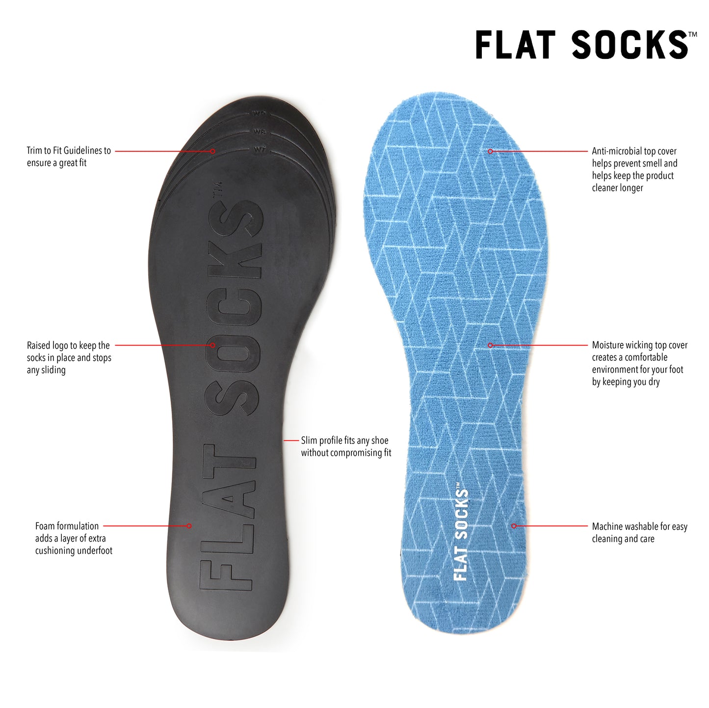 Flat socks - Bijoux Vibes